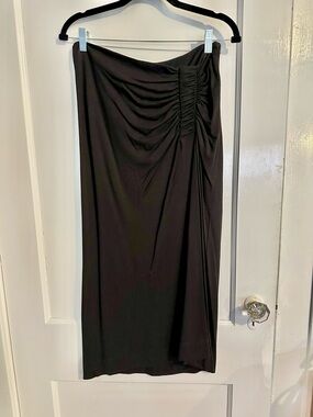 Gibson. Black Ruched Women’s Skirt Medium